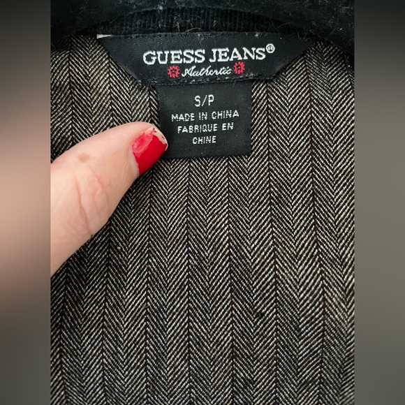 Guess vintage  90s/ Y2K cropped blazer size  small - Picture 3 of 7